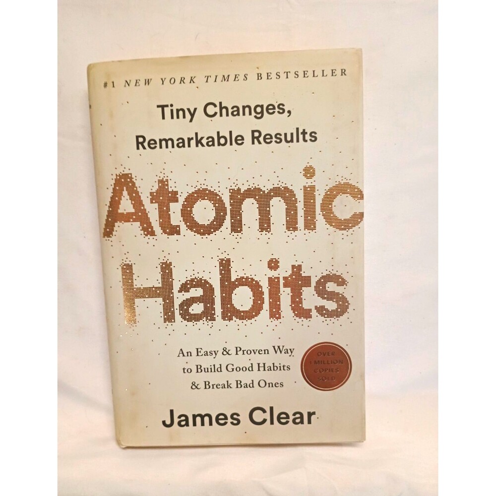 Atomic Habits by James Clear Paperback Self-Help Habits Nonfiction Book